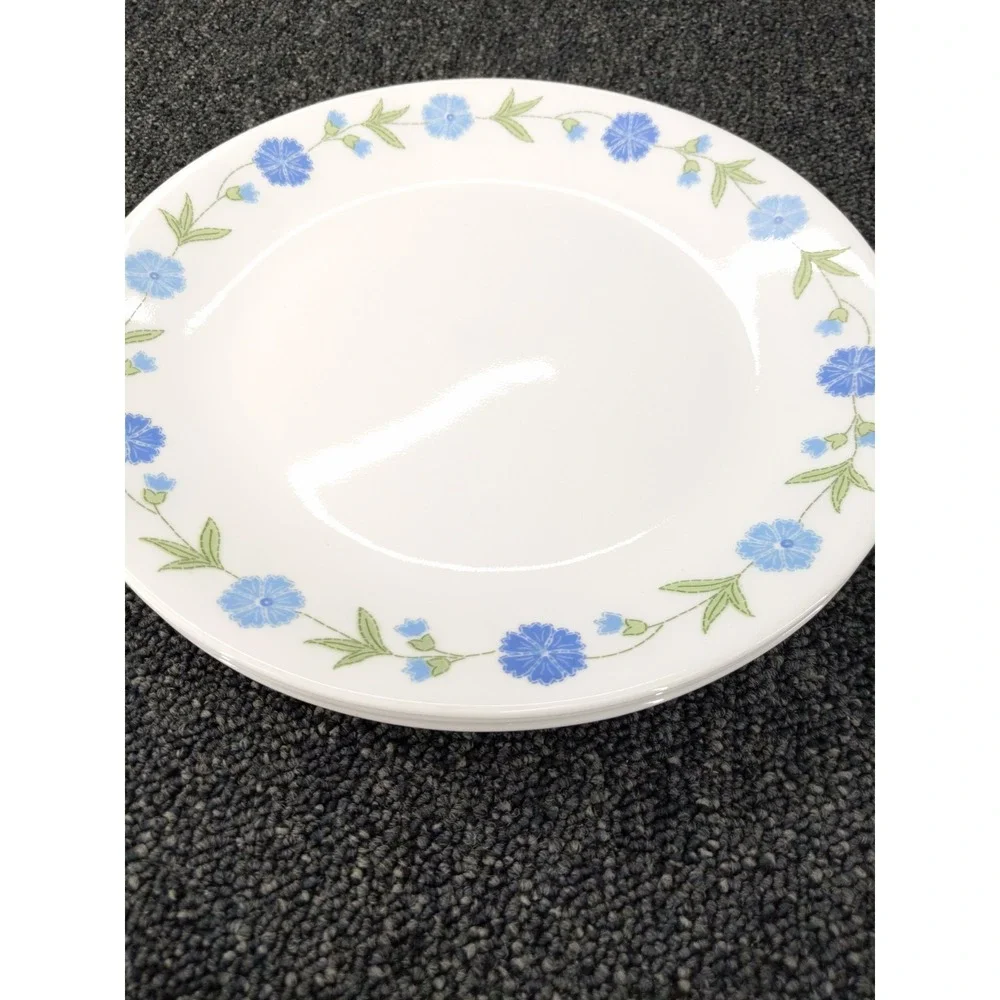 Set of 4 Corning Corelle Spring Blue  Dinner Plate 10.25